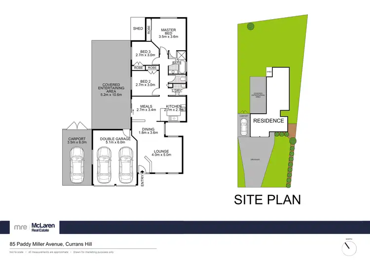 Floorplan of Homely house listing, 85 Paddy Miller Avenue, Currans Hill NSW 2567