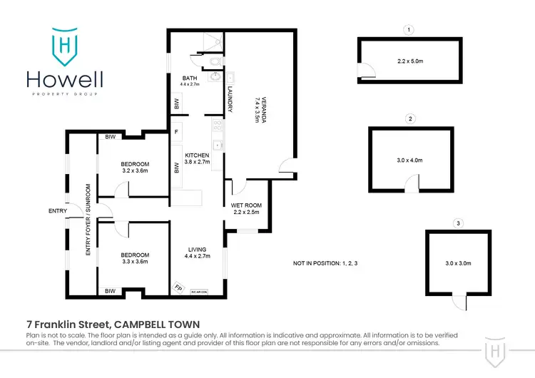 Floorplan of Homely house listing, 7 Franklin Street, Campbell Town TAS 7210
