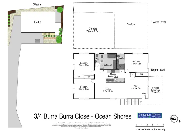 Floorplan of Homely house listing, 3/4 Burra Burra Close, Ocean Shores NSW 2483