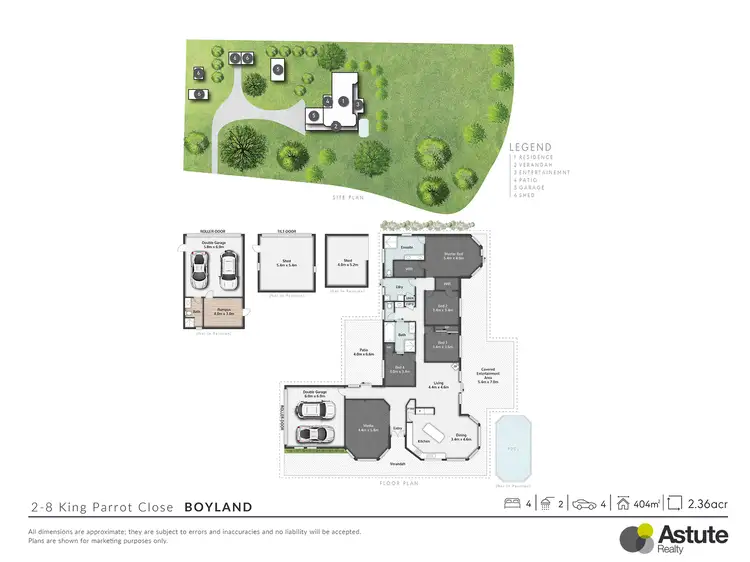 Floorplan of Homely house listing, 2-8 King Parrot Close, Boyland QLD 4275