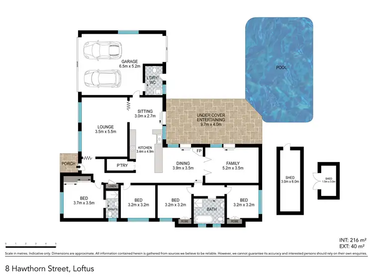 Floorplan of Homely house listing, 8 Hawthorn Street, Loftus NSW 2232