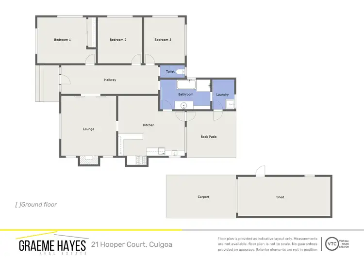 Floorplan of Homely house listing, 21 Hooper Court, Culgoa VIC 3530