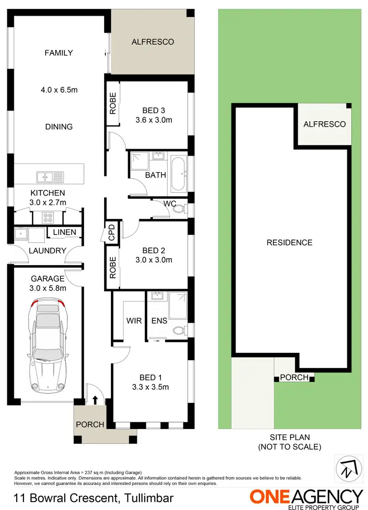 Floorplan of Homely house listing, 11 Bowral Crescent, Tullimbar NSW 2527