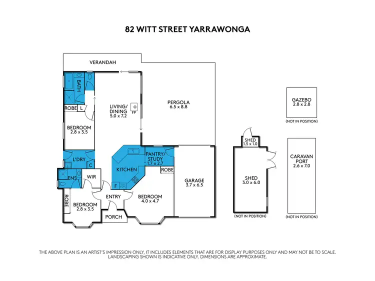 Floorplan of Homely house listing, 82 Witt Street, Yarrawonga VIC 3730