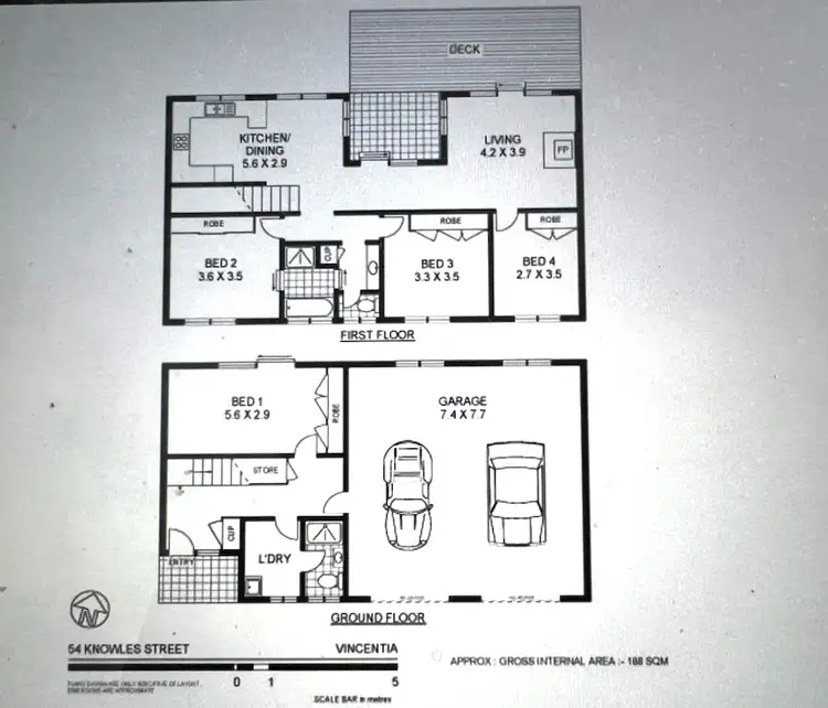 Floorplan of Homely house listing, 54 Knowles Street, Vincentia NSW 2540