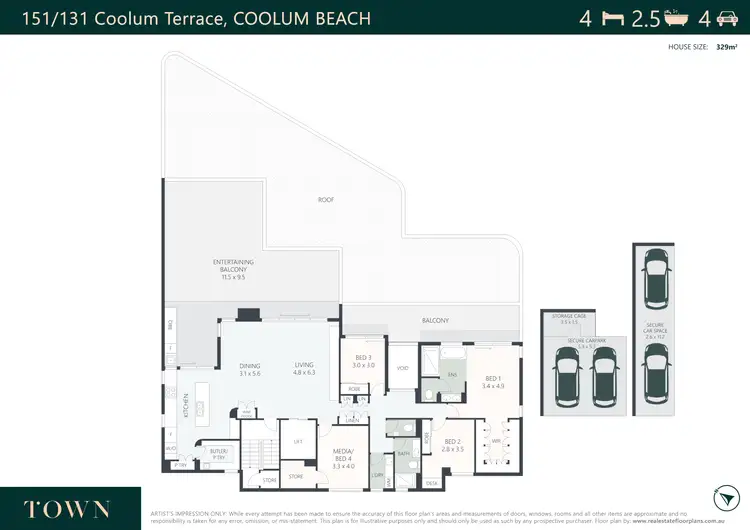 Floorplan of Homely unit listing, 151/131 Coolum Terrace, Coolum Beach QLD 4573