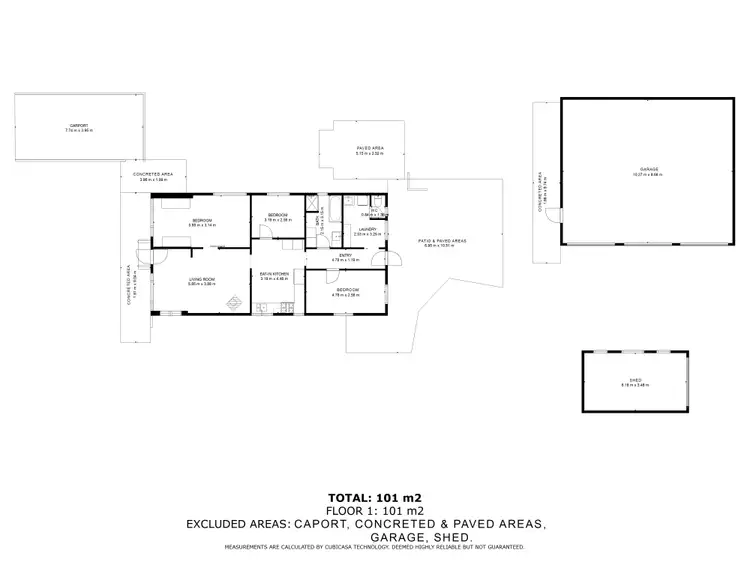 Floorplan of Homely house listing, 87 Lyall Street, Lamington WA 6430