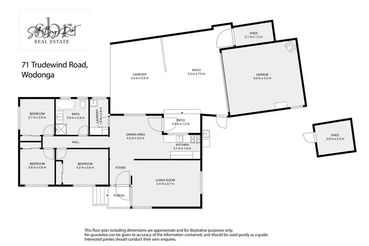 Floorplan of Homely house listing, 71 TRUDEWIND ROAD, Wodonga VIC 3690