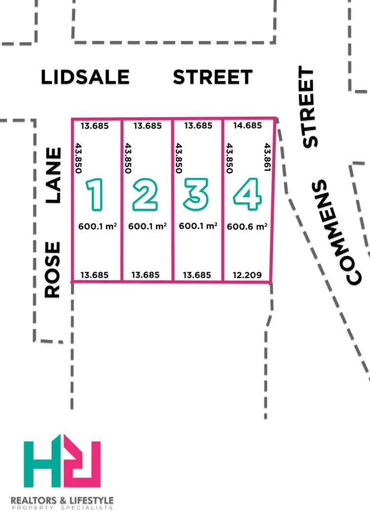 Floorplan of Homely land listing, 51 Commens Street, Wallerawang NSW 2845
