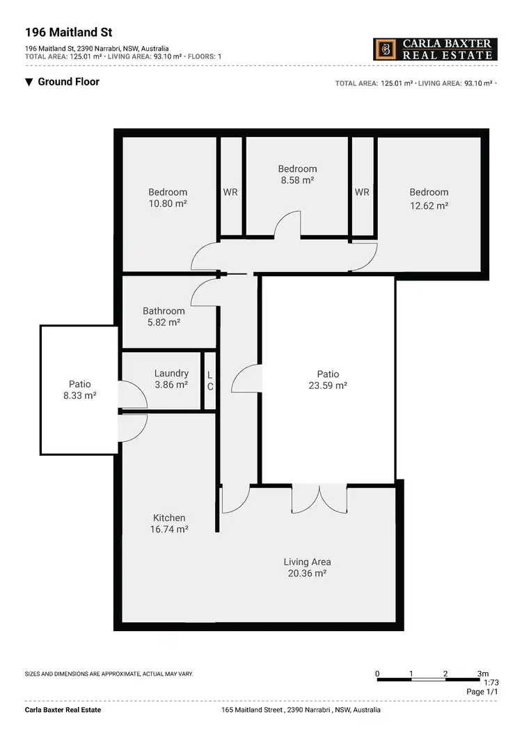 Floorplan of Homely house listing, 196 Maitland Street, Narrabri NSW 2390