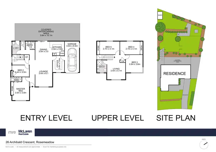 Floorplan of Homely house listing, 26 Archibald Crescent, Rosemeadow NSW 2560