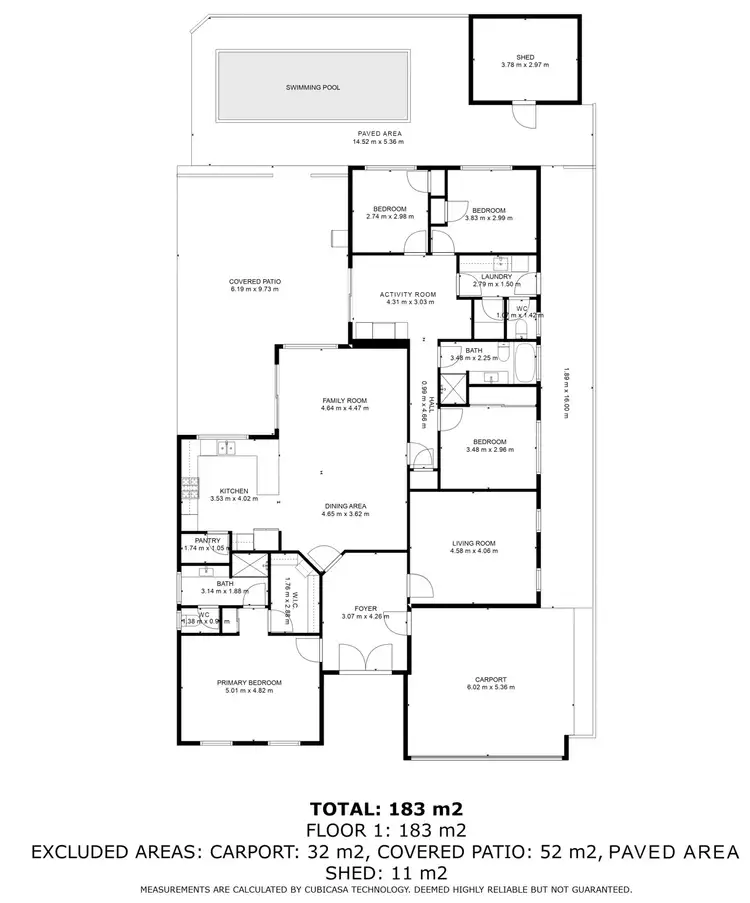 Floorplan of Homely house listing, 1/279 Burt Street, Victory Heights WA 6432