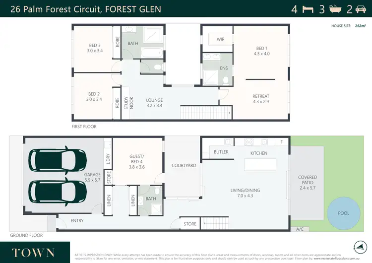 Floorplan of Homely house listing, 26 Palm Forest Circuit, Forest Glen QLD 4556