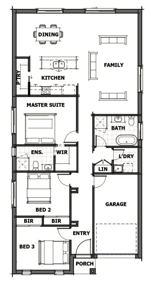 Floorplan of Homely house listing, lot 444/315 Twelfth Avenue, Austral NSW 2179