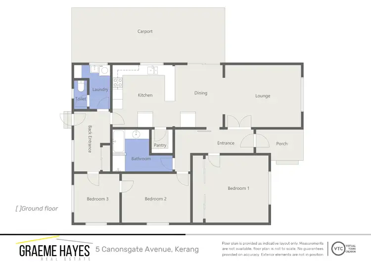 Floorplan of Homely house listing, 5 Canonsgate Avenue, Kerang VIC 3579