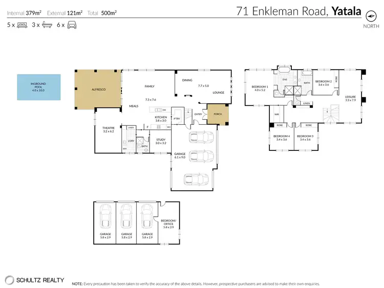 Floorplan of Homely house listing, 71 Enkleman Road, Yatala QLD 4207