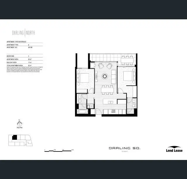 Floorplan of Homely apartment listing, Level 10/81 Harbour Street, Haymarket NSW 2000