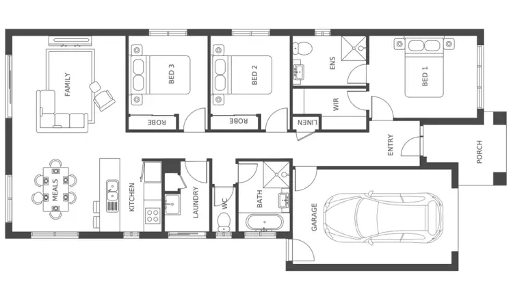 Floorplan of Homely house listing, Address available on request