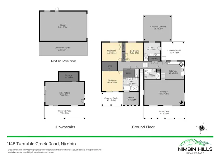 Floorplan of Homely rural property listing, 1148 Tuntable Creek Road, Nimbin NSW 2480