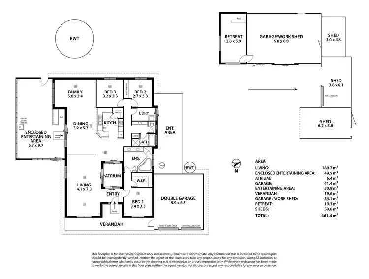 Floorplan of Homely rural property listing, 65 Marks Road, Mannum SA 5238