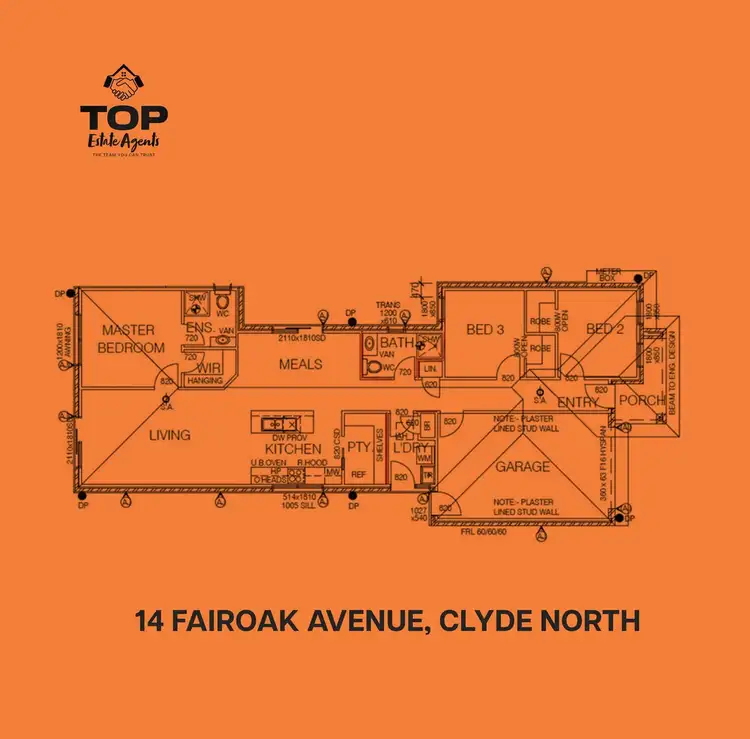 Floorplan of Homely house listing, 14 Fairoak Avenue, Clyde North VIC 3978