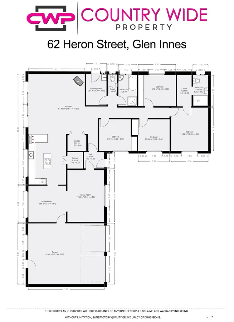 Floorplan of Homely house listing, 62 Heron Street, Glen Innes NSW 2370