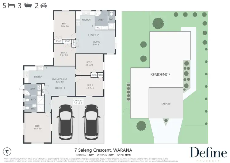 Floorplan of Homely house listing, 7 Saleng Crescent, Warana QLD 4575