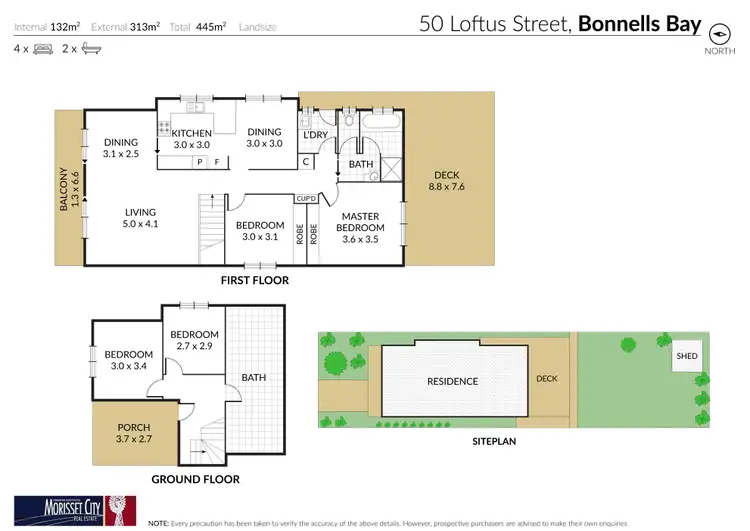 Floorplan of Homely house listing, 50 Loftus Street, Bonnells Bay NSW 2264