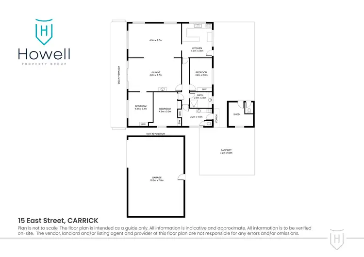 Floorplan of Homely house listing, 15 East Street, Carrick TAS 7291