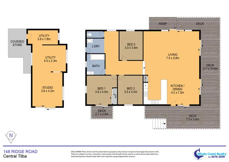 Floorplan of Homely house listing, 148 RIDGE ROAD, Corunna NSW 2546