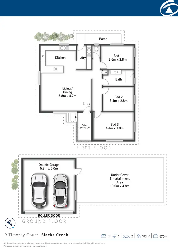Floorplan of Homely house listing, 9 Timothy Court, Slacks Creek QLD 4127
