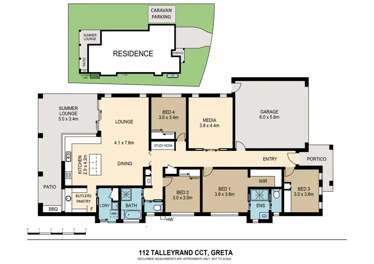 Floorplan of Homely house listing, 112 Talleyrand Circuit, Greta NSW 2334