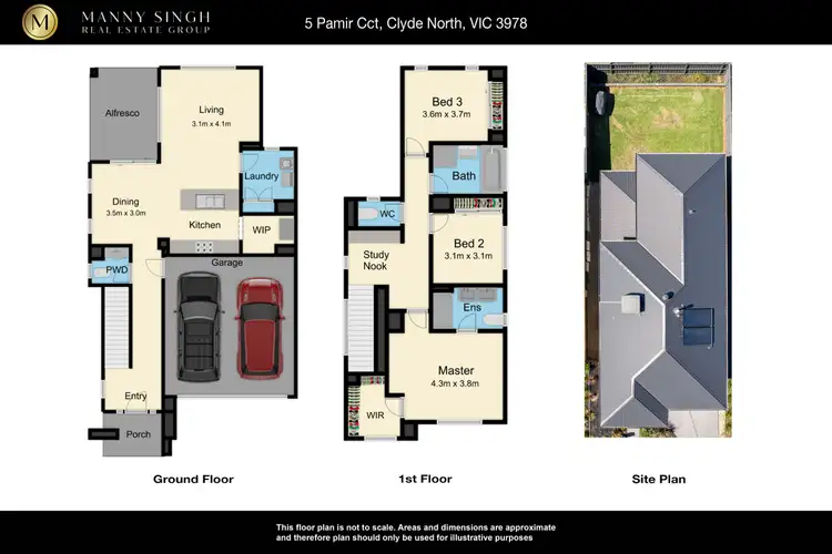 Floorplan of Homely house listing, 5 Pamir Circuit, Clyde North VIC 3978
