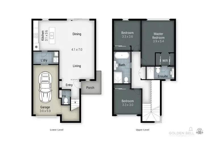 Floorplan of Homely townhouse listing, 77/1 Norris Street, Pacific Pines QLD 4211