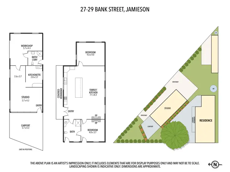 Floorplan of Homely house listing, 27-29 Bank Street, Jamieson VIC 3723