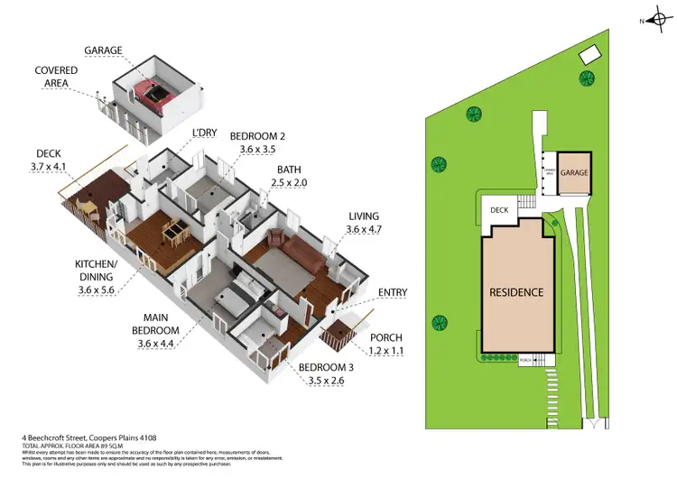 Floorplan of Homely house listing, 4 Beechcroft Street, Coopers Plains QLD 4108