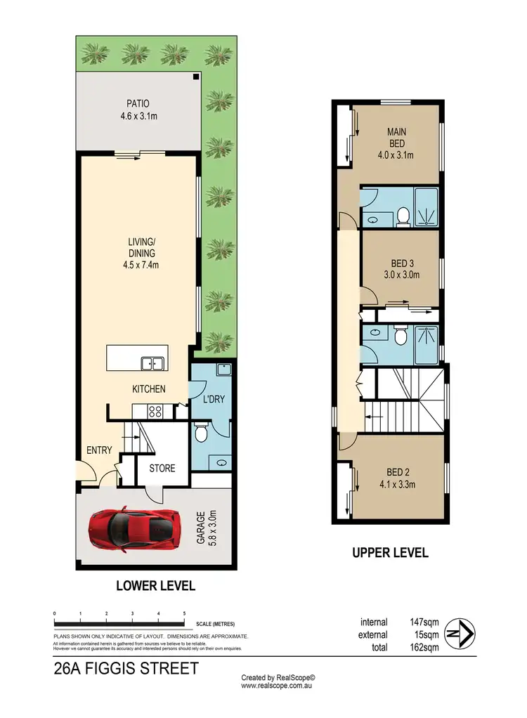 Floorplan of Homely townhouse listing, 26a Figgis Street, Kedron QLD 4031