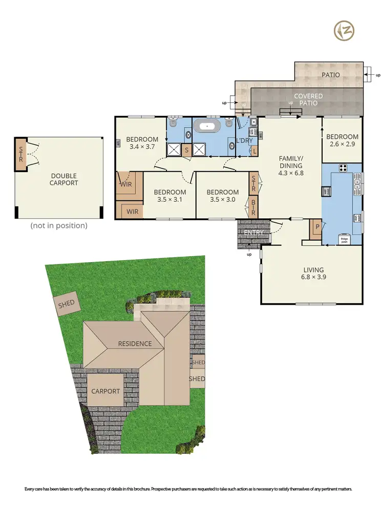 Floorplan of Homely house listing, 161 Outlook Drive, Dandenong North VIC 3175