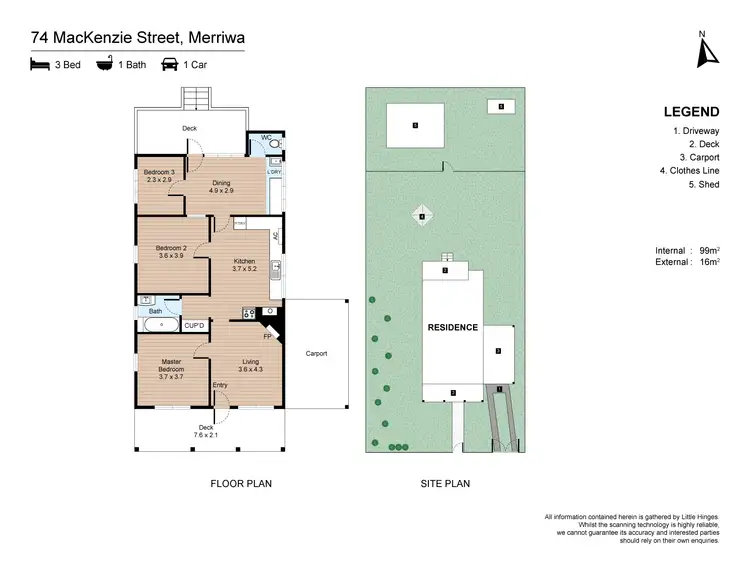Floorplan of Homely house listing, 74 MACKENZIE STREET, Merriwa NSW 2329