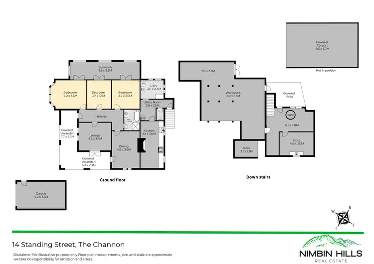 Floorplan of Homely house listing, 14 Standing Street, The Channon NSW 2480