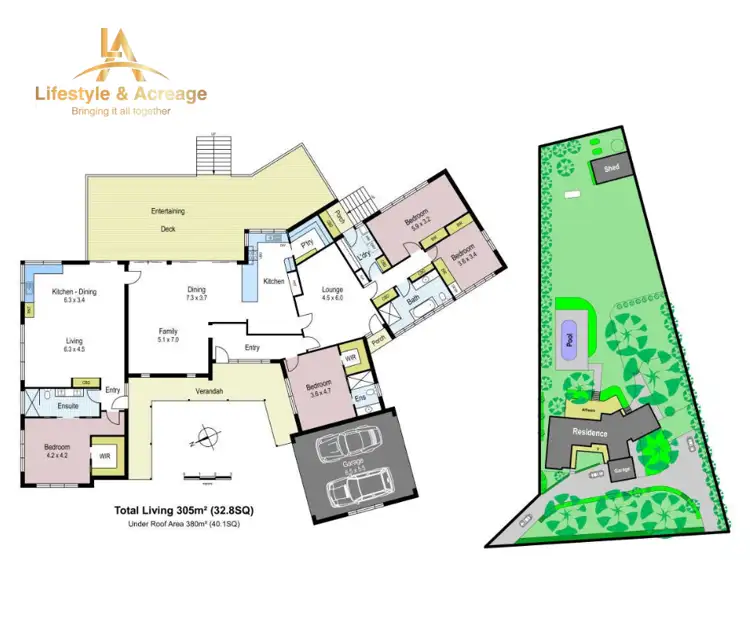 Floorplan of Homely house listing, 40 Korumburra-Warragul Road, Warragul VIC 3820