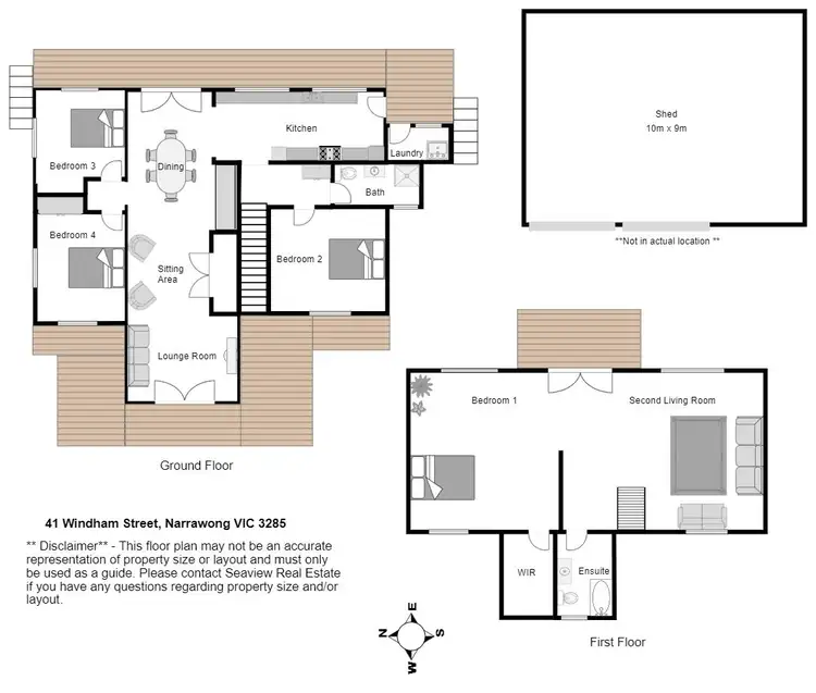 Floorplan of Homely house listing, 41 Windham Street, Narrawong VIC 3285