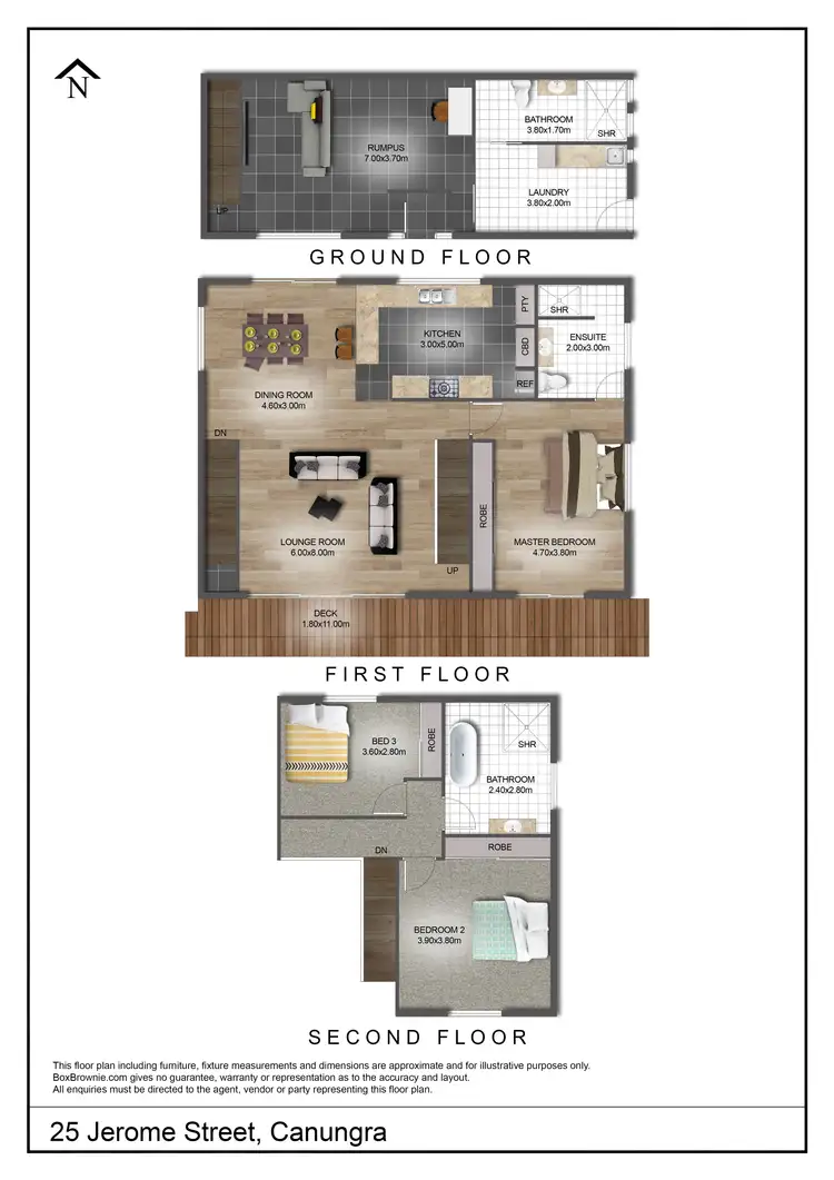 Floorplan of Homely house listing, 25 Jerome Street, Canungra QLD 4275
