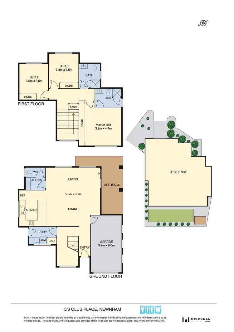 Floorplan of Homely townhouse listing, 5/6 Olus Place, Newnham TAS 7248