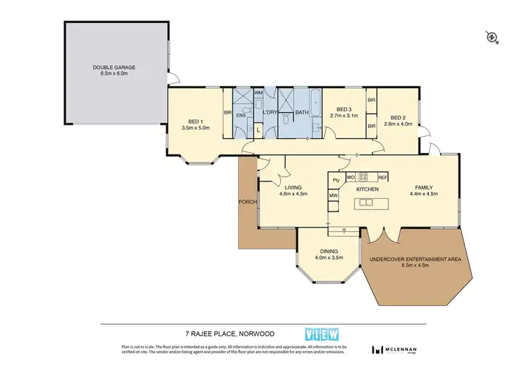 Floorplan of Homely house listing, 7 Rajee Place, Norwood TAS 7250