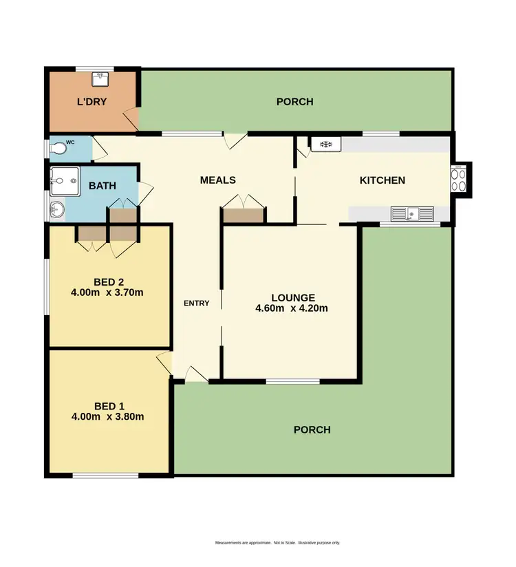Floorplan of Homely house listing, 3 Fortune Street, Rutherglen VIC 3685