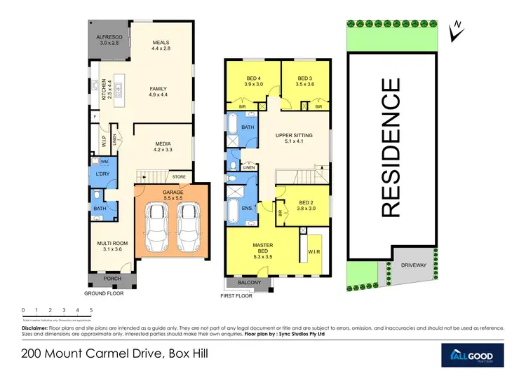 Floorplan of Homely house listing, 200 Mount Carmel Drive, Box Hill NSW 2765