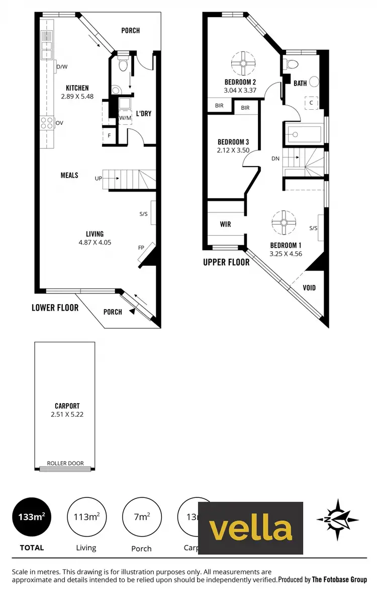 Floorplan of Homely townhouse listing, 4/72-74 Queen Street, Norwood SA 5067