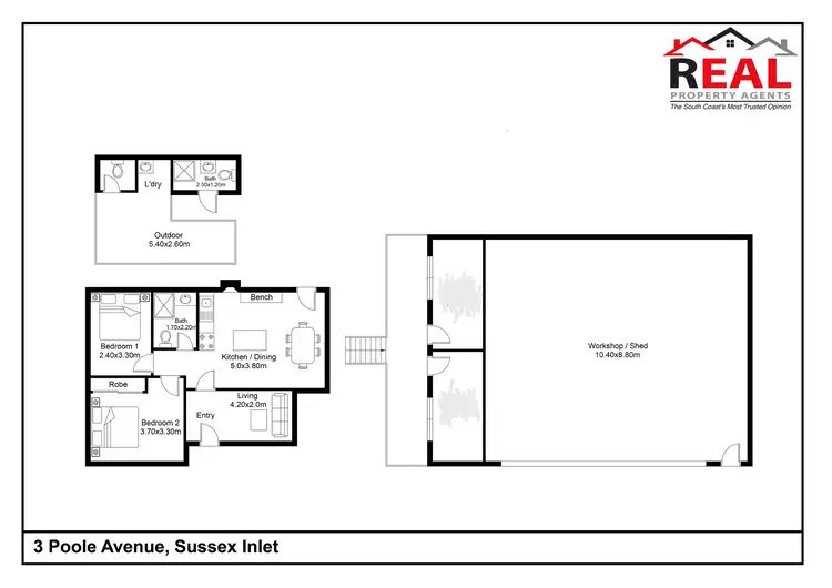 Floorplan of Homely house listing, 3 Poole Avenue, Sussex Inlet NSW 2540