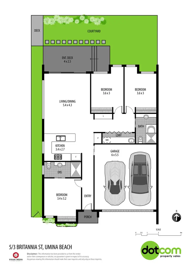 Floorplan of Homely villa listing, 5/3 Britannia Street, Umina Beach NSW 2257